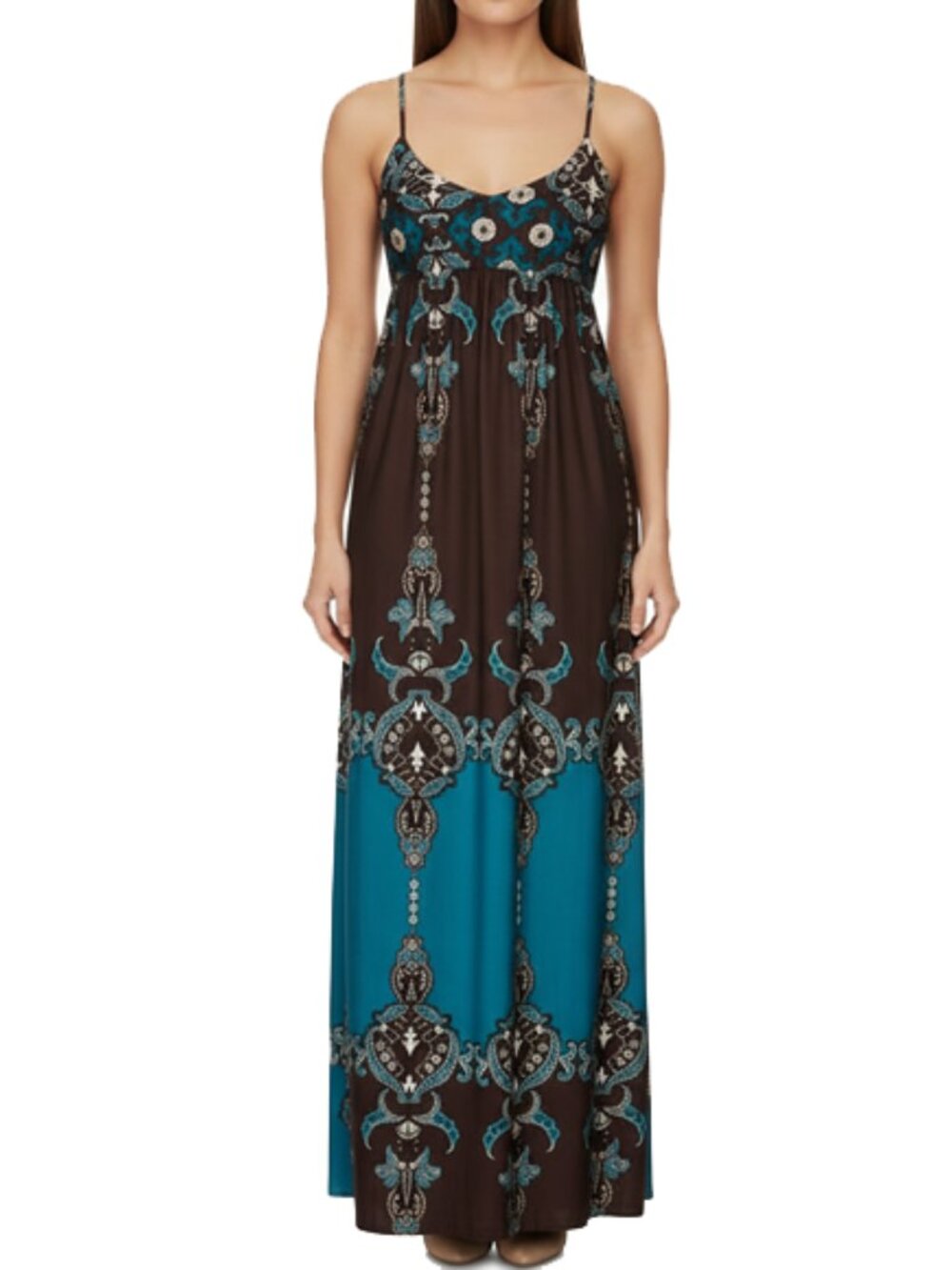 Alyn Paige Spaghetti Strap Maxi Dress Size S
